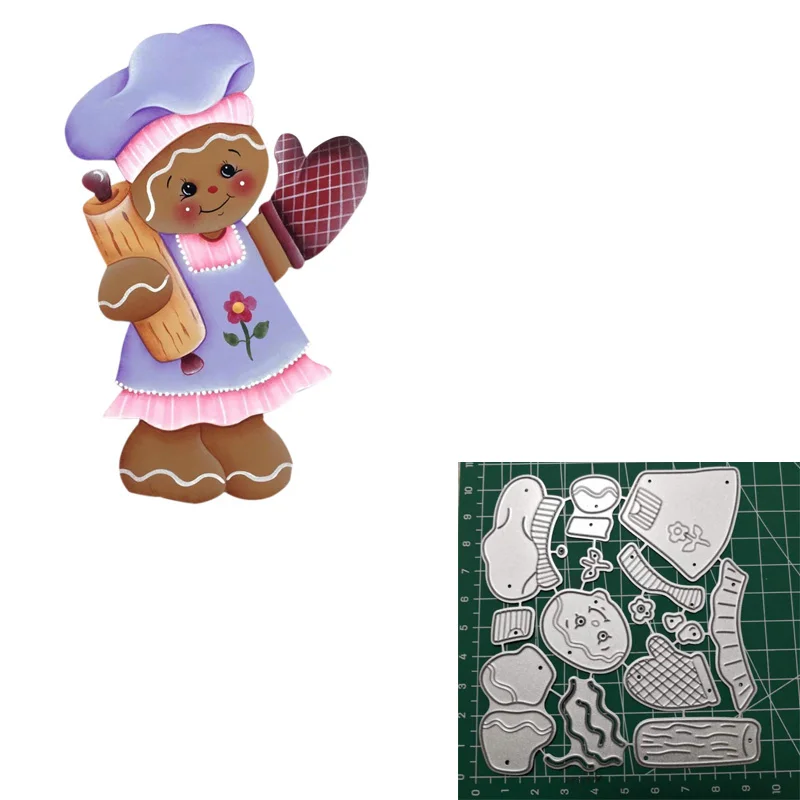 Штампы для скрапбукинга Gingerman бесплатная доставка разрезы изготовление открыток