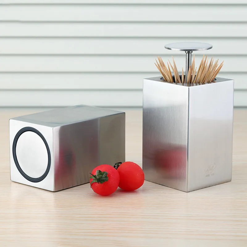 Кухонные декоративные держатели для зубочисток квадратная портативная