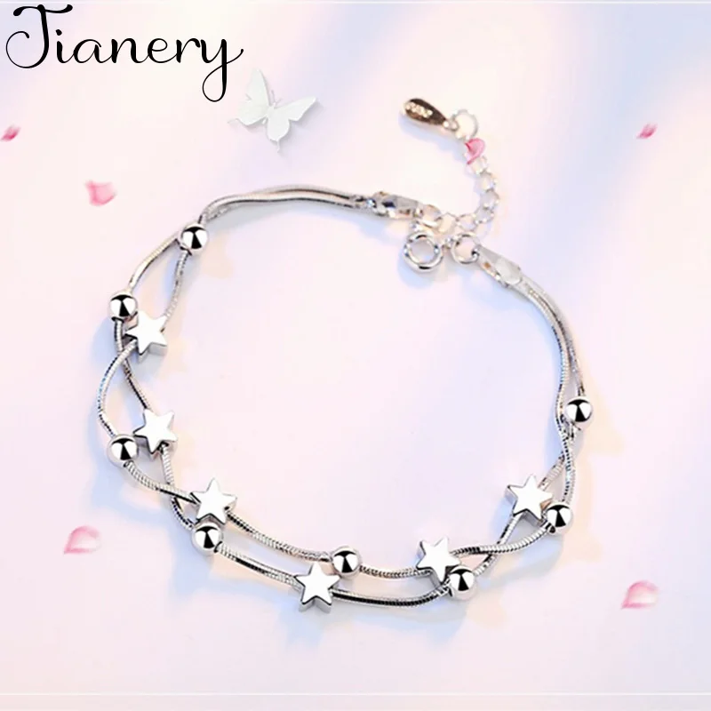 Новые летние многослойные цепочки со звездами браслеты для женщин свадебные