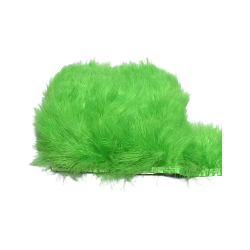 12 цветов Высокое качество перья индейки Марабу планки ленты 6 8 см DIY домашние