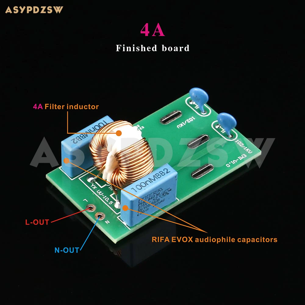 2 а/4 а HIFI EMI Аудио усилитель с фильтром набор сделай сам/готовая плата без гнезда