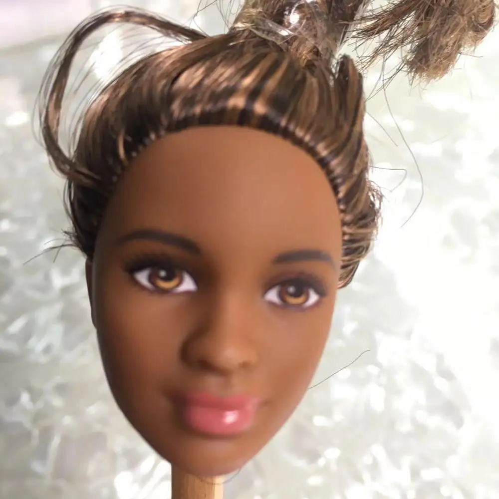 Черная кукла голова игрушки редкая коллекция принцесса девушка одевание DIY части