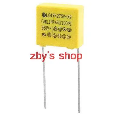 10 шт. 0 047 мкФ радиальные привести предохранительные конденсаторы MPX X2|Детали и
