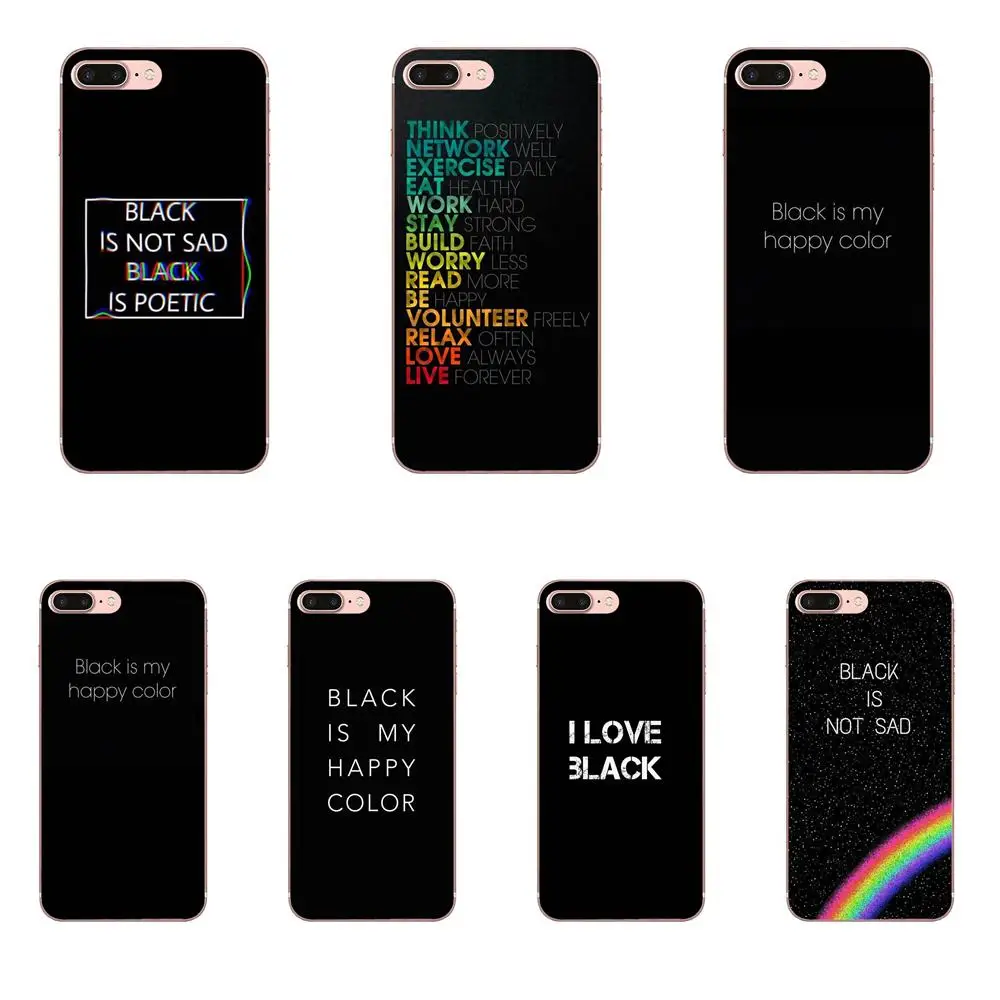 Черный мой счастливый цвет новый персонализированный для Sony Xperia Z Z1 Z2 Z3 Z4 Z5 compact Mini