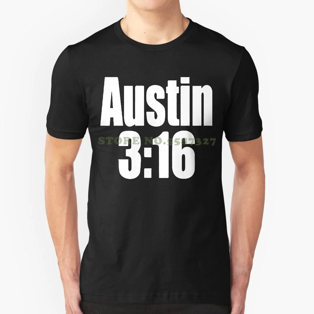 

Летние топы, Повседневная Уличная одежда, мужская футболка Остин 3:16 из хлопка, летняя футболка с принтом в стиле хип-хоп