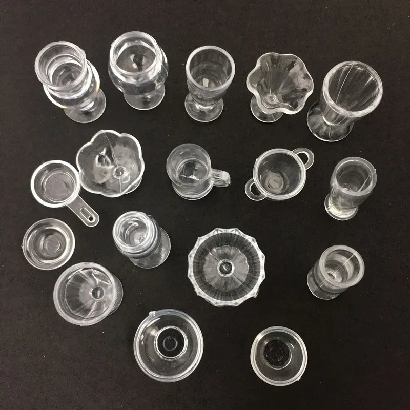 17 шт./лот тарелка чашка блюдо миска набор посуды кукольный домик Миниатюрная