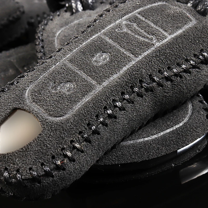 Чехол кошелек для ключей Porsche из матовой кожи чехол автомобильного ключа