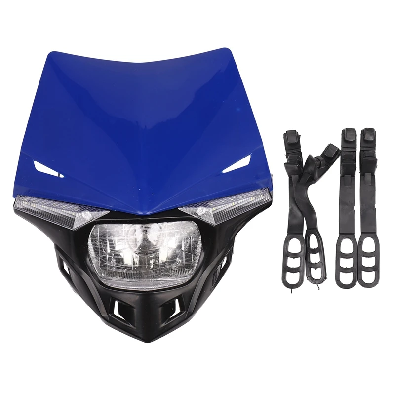 

Фара для мотоцикла Supermoto, светодиодная фара для велосипеда-внедорожника, передняя фара для Yamaha