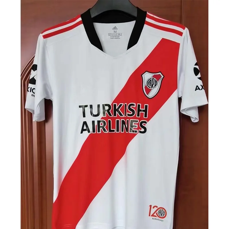 

120 ANIVERSARIO De alta calidad 2021 De 2022 River Plate jersis camiseta personalizar Prez M Suarez Ponzio Borre Nicolas De La