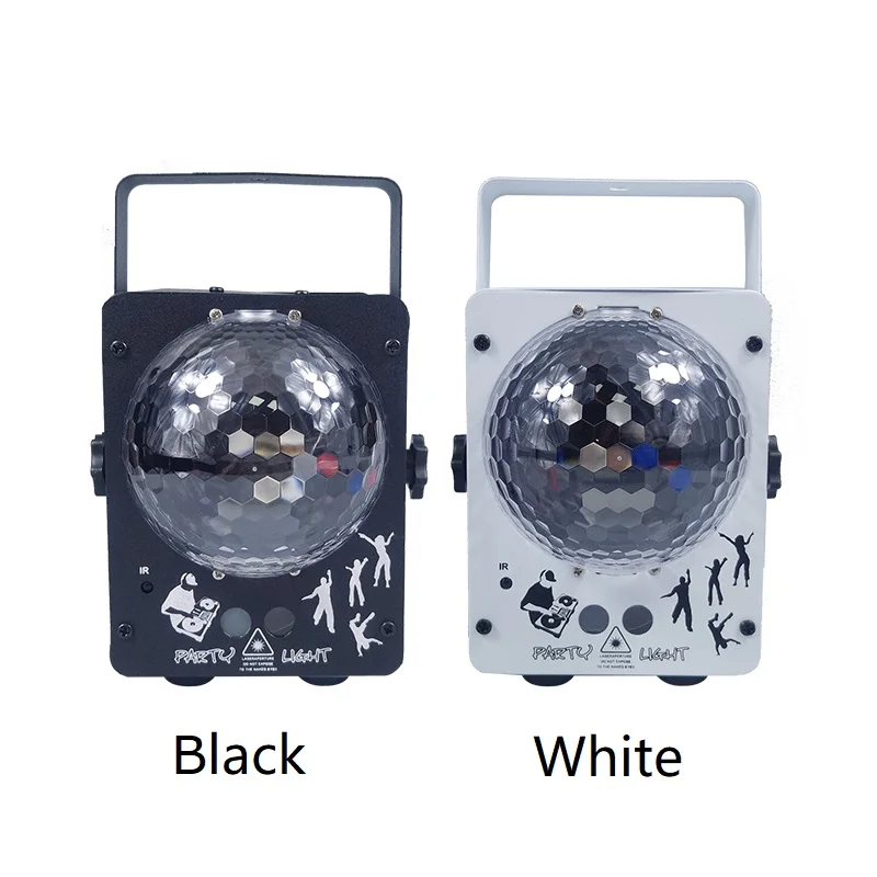 

60-pattern laser light sound-activated rotating color-changing flashlight home stage lighting KTV bar flashlight LED stage light