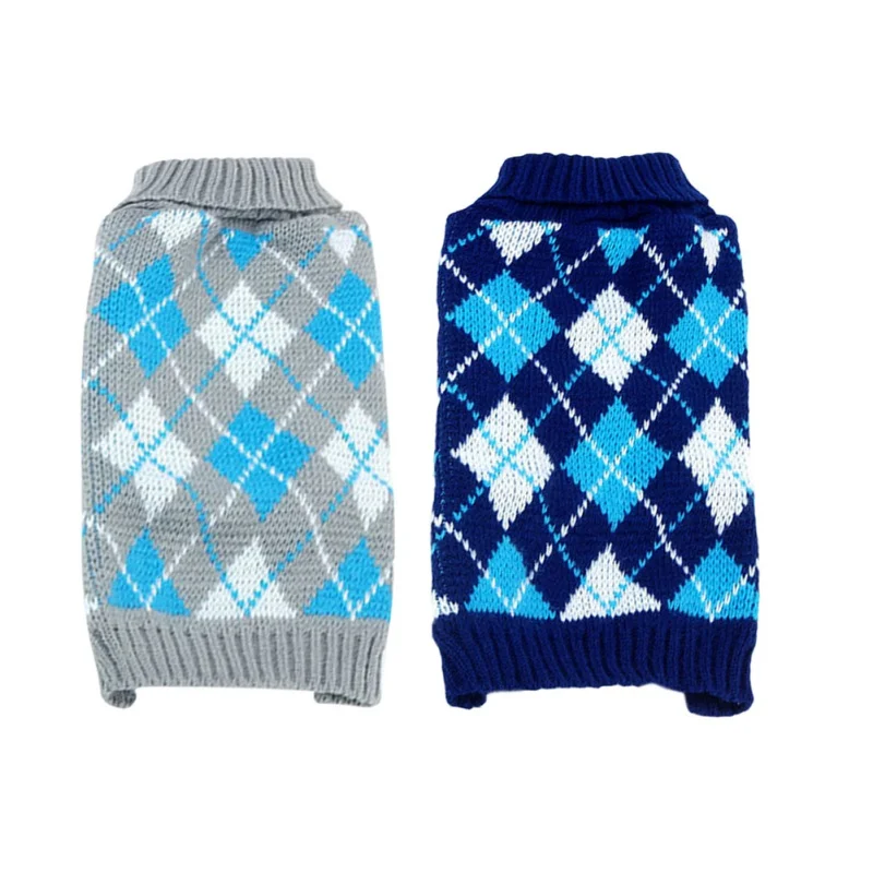 

Зимний свитер для собак, одежда для маленьких собак, яркая трикотажная ткань для домашних животных, Рождественский свитер для собак, Мопсов, йоркширских терьеров