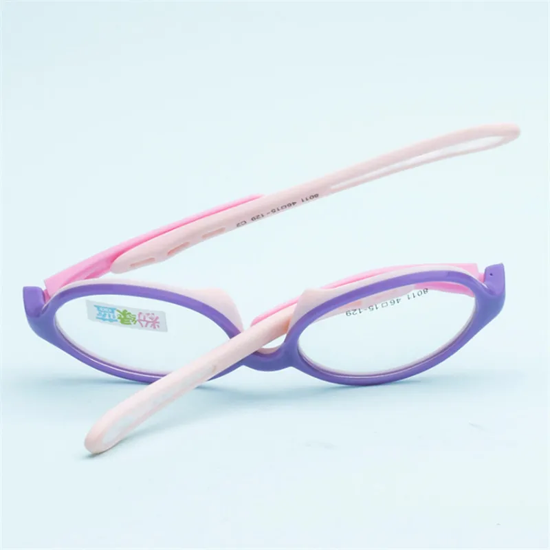 Оптические новые детские очки светильник гибкие TR90 силикагелевые удобные