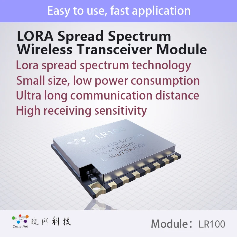 Lora Spread Spectrum Wireless Transceiver RF Chip Module Long Range High Sensitivity Anti-interference Low Power Consumption