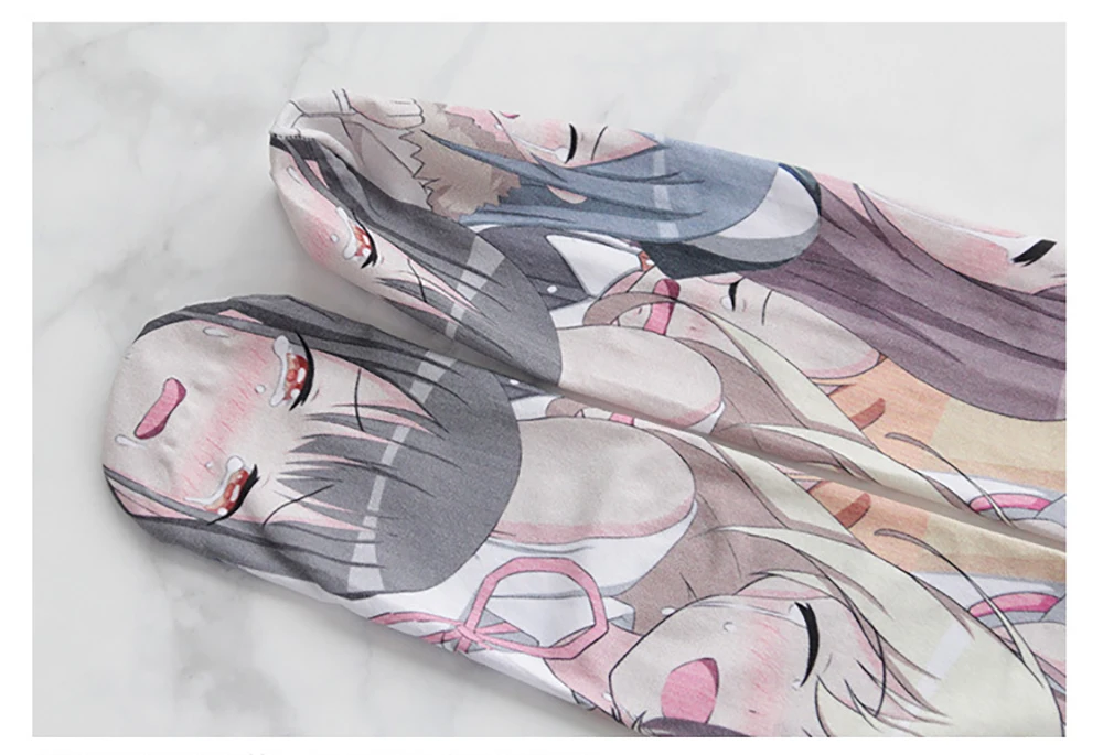 Фото Сексуальные женские гольфы Ahegao AHE милые носки до колена в стиле лолита трусы Сексуальные женские гольфы Ahegao AHE милые носки до колена в стиле лолита трусы