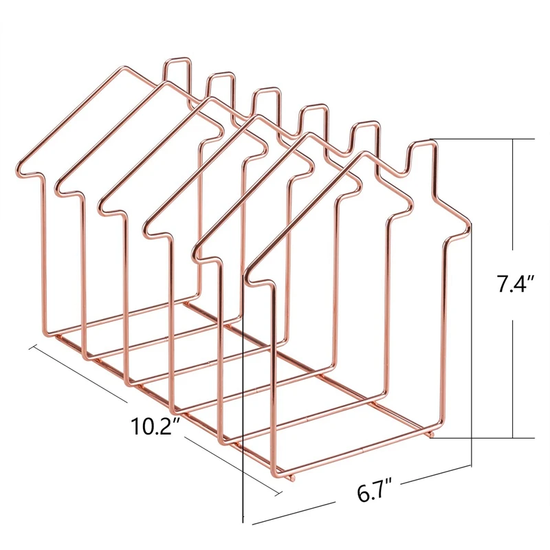 Кейсы для хранения журналов папка с перегородками Металл 5 слот стол органайзер
