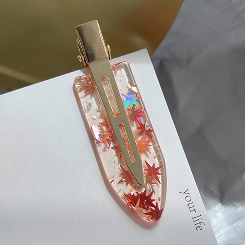 1 предмет без изгиб бесшовные заколки для волос со стороны челки исправить