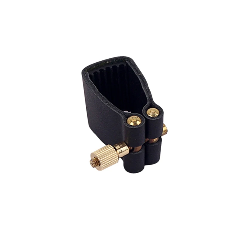 Кожаный компактный прочный зажим для мундштука тенора саксофона|Детали и