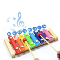 montessori music toys for kids early childhood educational toys baby rainbow noisemaker xylophone instrument learning toy k1033h