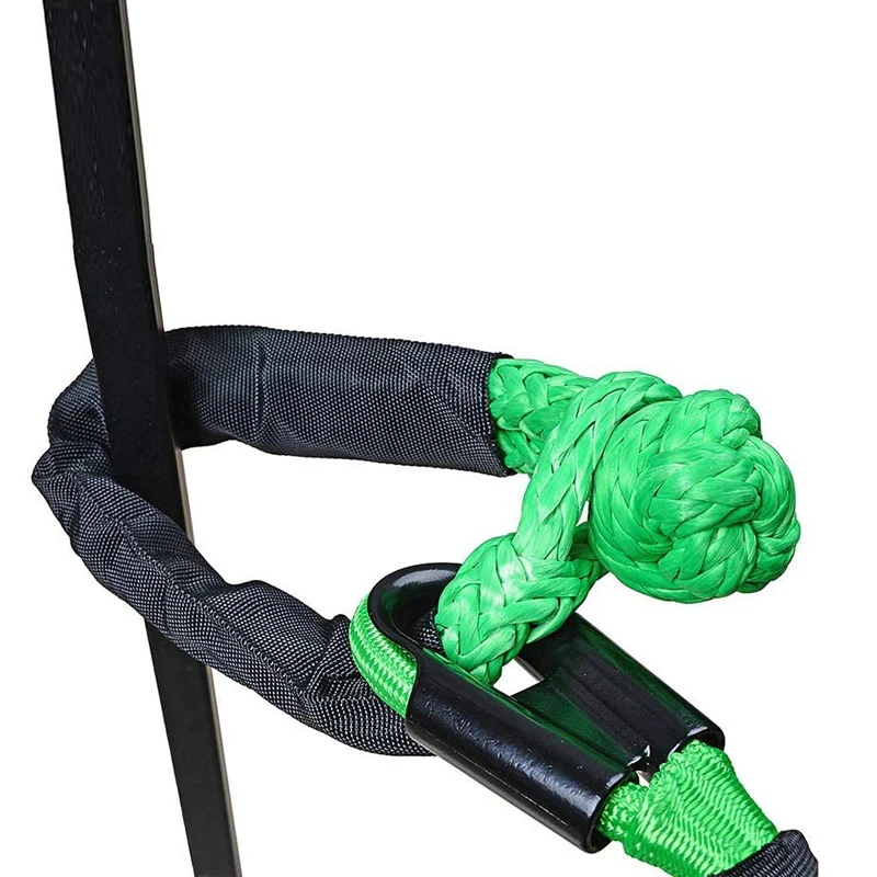 Синтетический трос с мягкой скобой лебедка буксировочный 38000 фунтов на разрыв