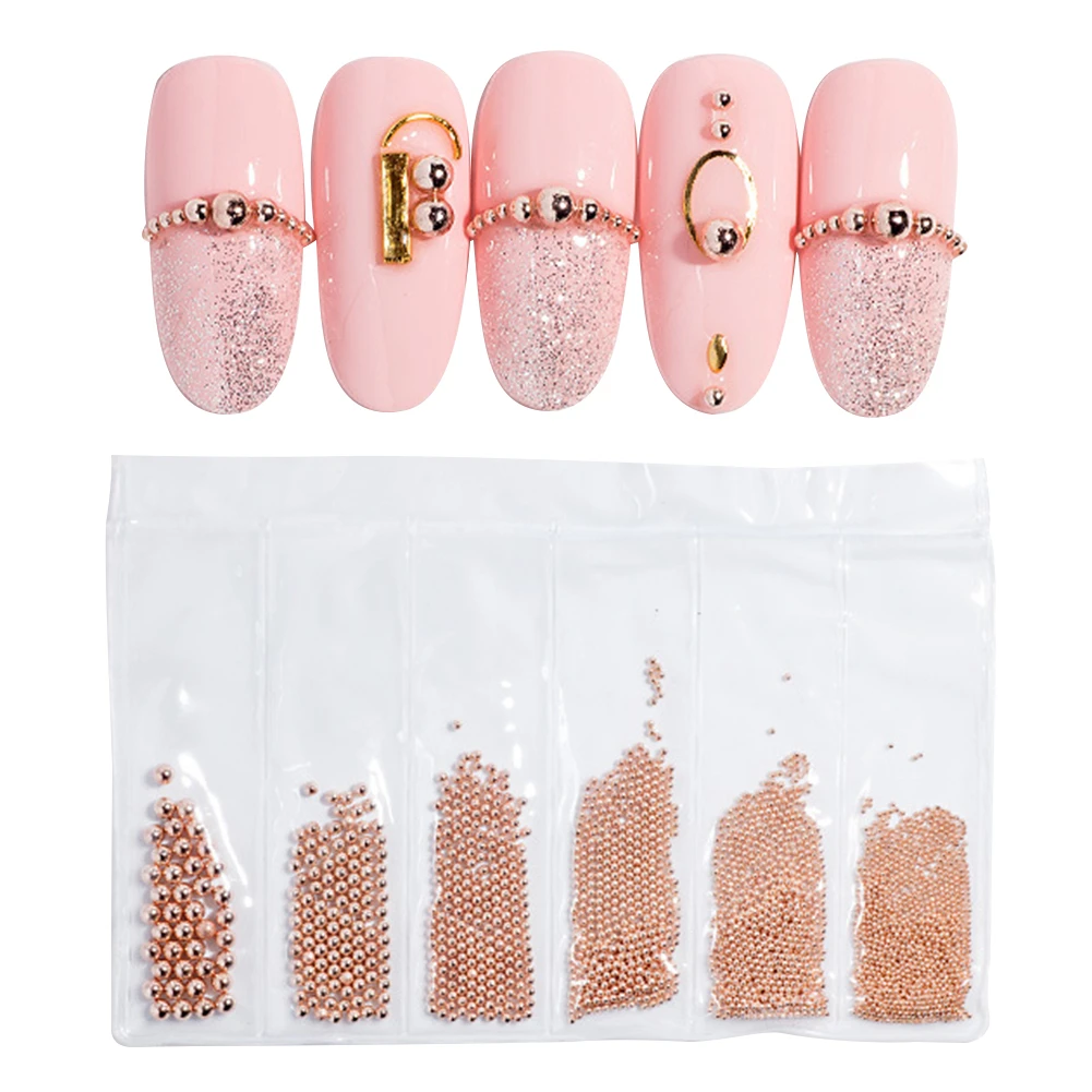 5 видов цветов можно выбрать имитация чешского маникюра Размер смешанного стекла