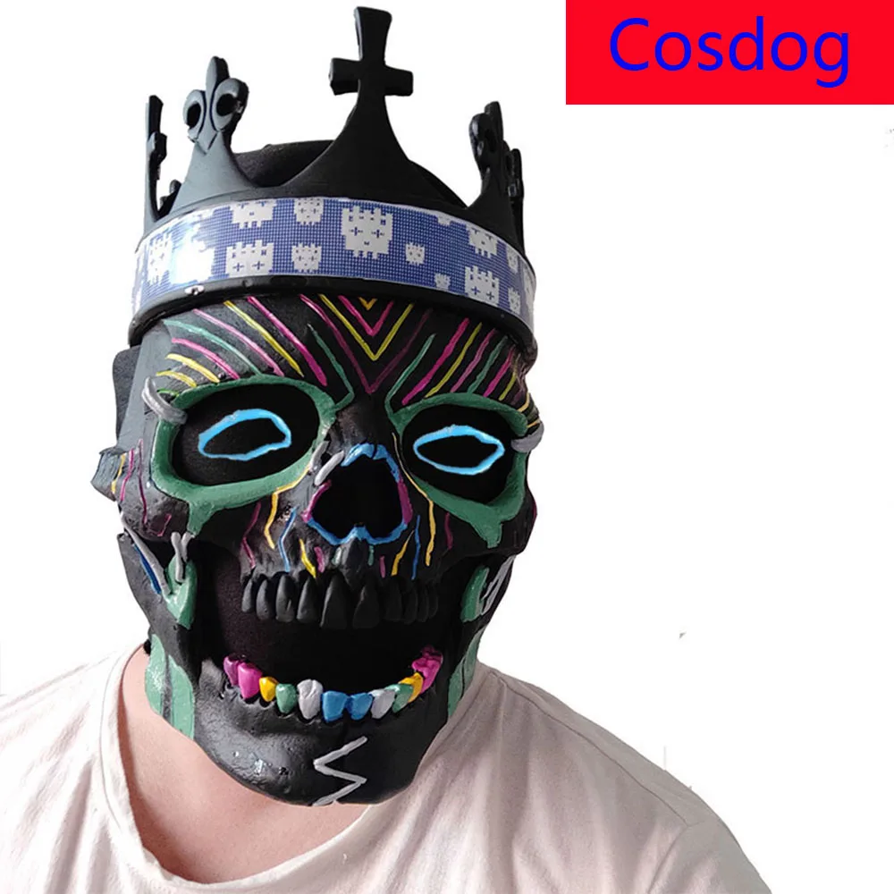 Cosdog Watch Dogs Legion Коллекционное издание маска черепа с диодным проводом