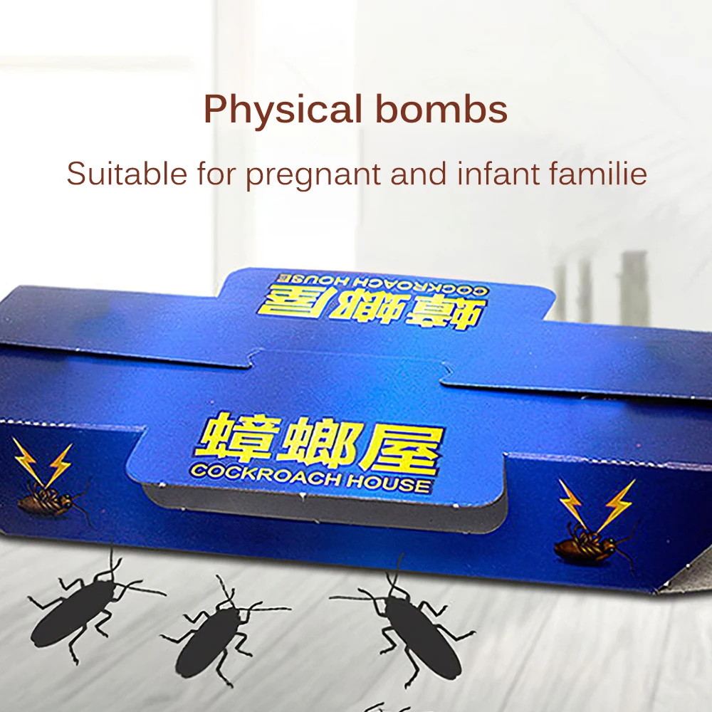 Ловушка для наживки тараканов 10 шт. наклейка ловушка отпугиватель борьба с