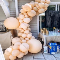 82pcs nude cream peach balloon garland kit diy wedding decoration beige blush nude balloon arch birthday party baby shower decor