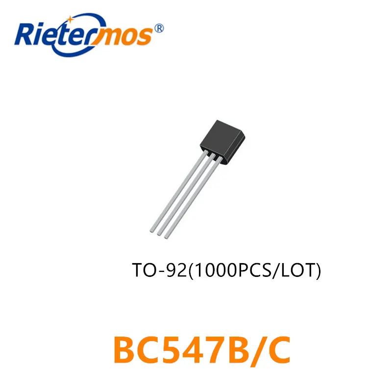 Высокое качество 1000 шт BC547 BC547B BC547C TO 92|Запасные части| |
