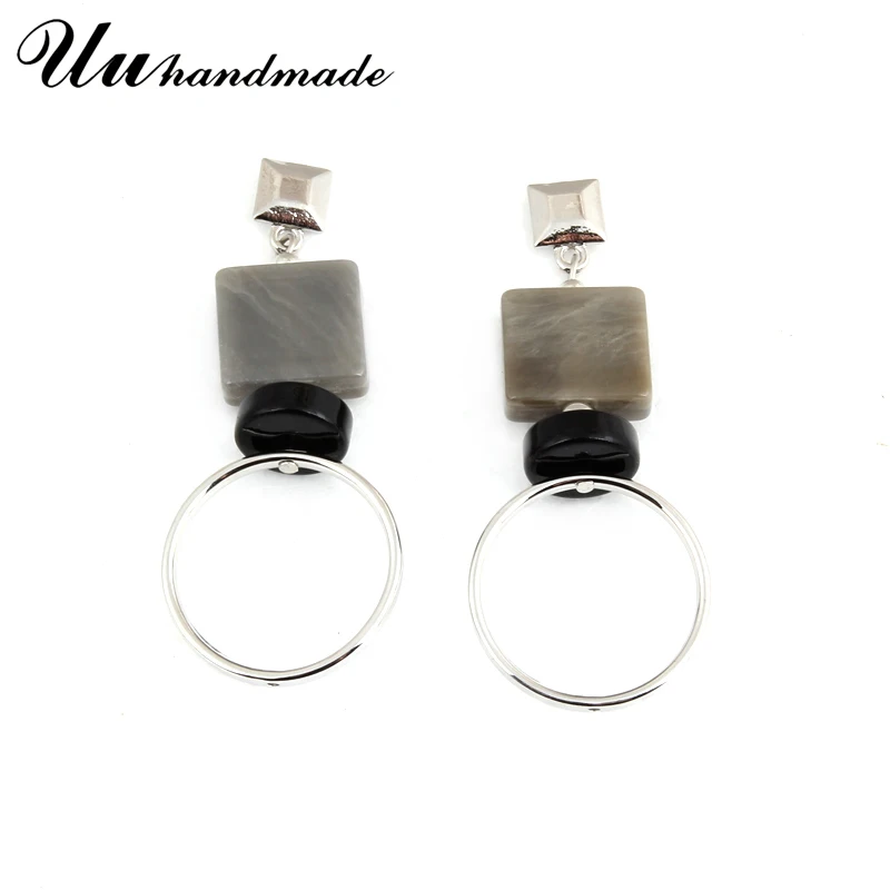 Новый Дизайн Акриловые круглые стильные женские серьги украшения|long earrings|earrings