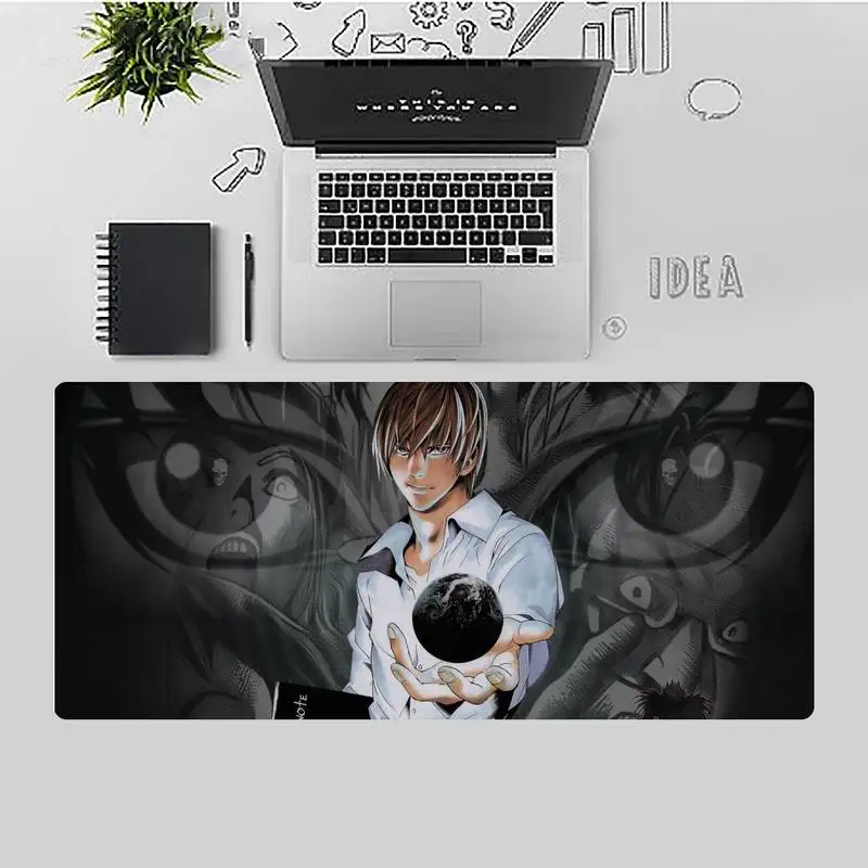 

Death Note anime Laptop Computer Mousepad Desk Table Game Office Work gamer Large Mouse pad Mats Non-slip Laptop Cushion