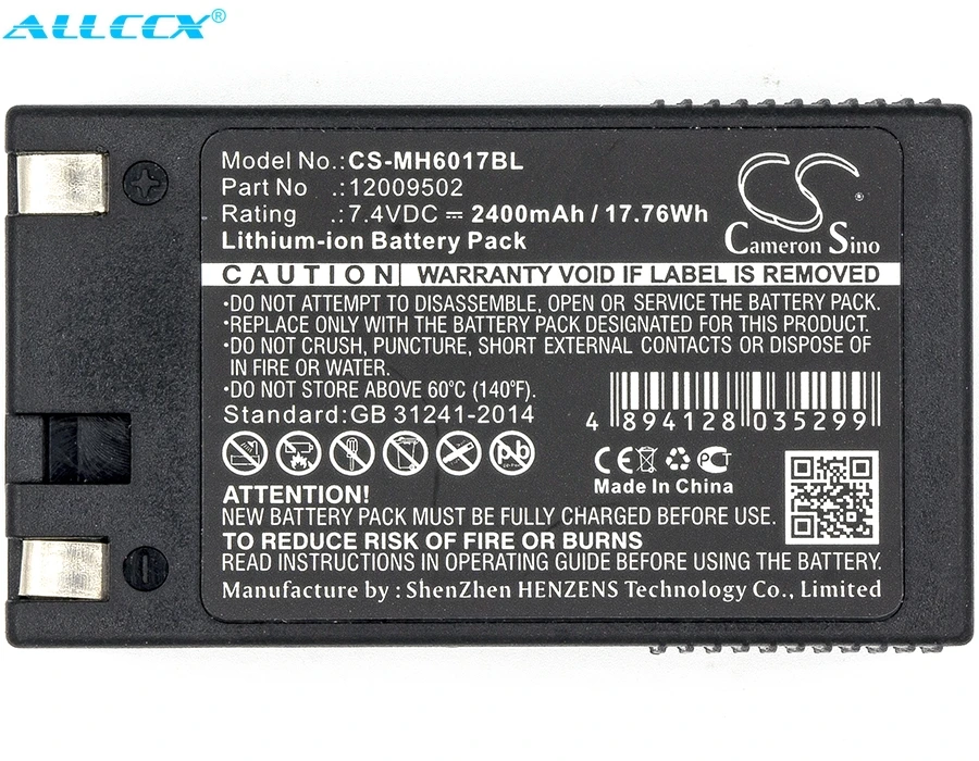

Cameron Sino 2400mAh/3400mAh Battery for HANDIPRINTER 6017, For PATHFINDER 603, 6032,6039, 6057, For SIERRA Sport 2, Sport 9460