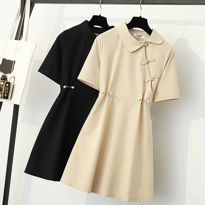 Большой Размеры Для женщин новые летние французские юбка в стиле &quotРетро&quot жира