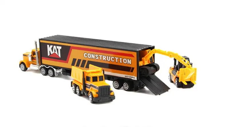 Строительный автомобиль экскаватор бульдозер дорожный каток самосвал контейнер