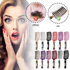 Расческа для завивки волос Антистатическая расческа для массажа кожи головы расчесывающая Расческа с магнитом Дамская мокрые вьющиеся расчесывание инструмент для укладки волос в салоне