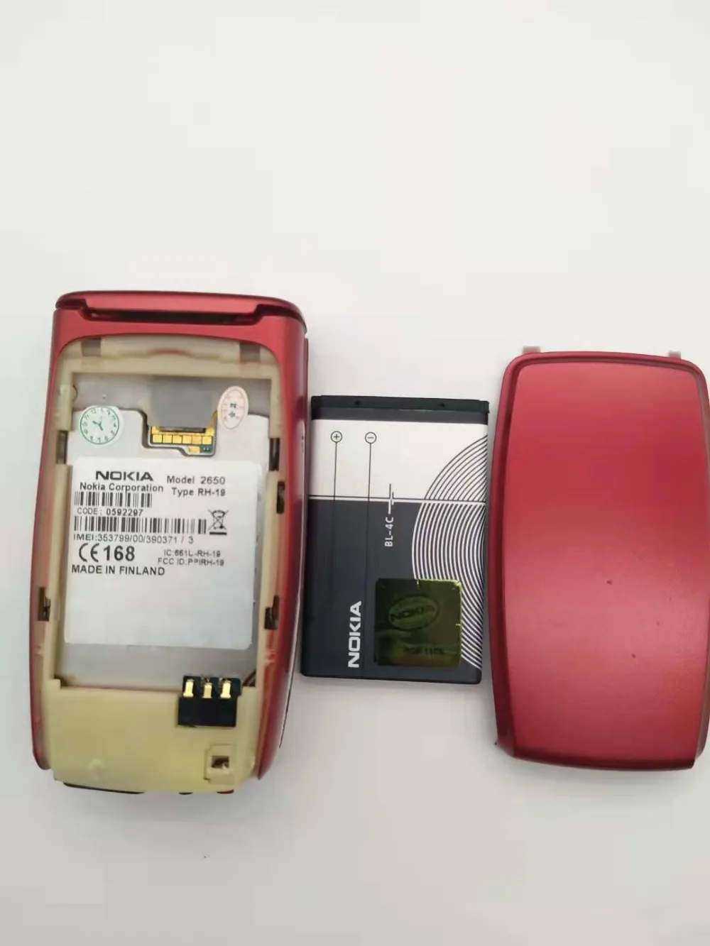 2650 разблокированный Nokia 2650 флип 1,2 дюймов GSM мобильный телефон 2G телефон с гарантией один год