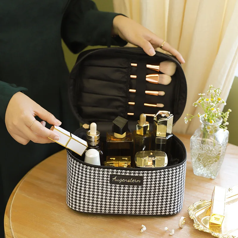 

Портативная косметичка, вместительная сумка для хранения, коробка для хранения косметики, женская косметичка, портативная косметичка