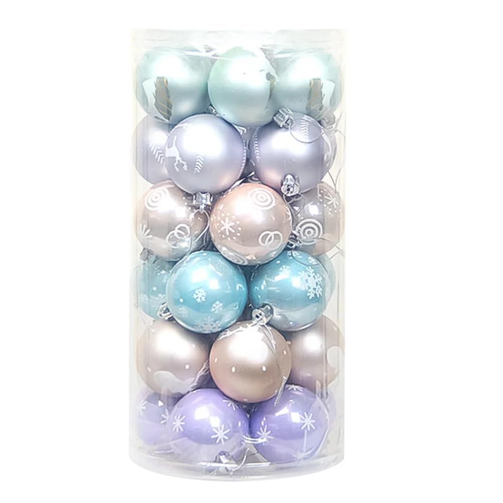 

30Pcs Christmas Tree Decor Adornment Xmas Decoration Christmas Color