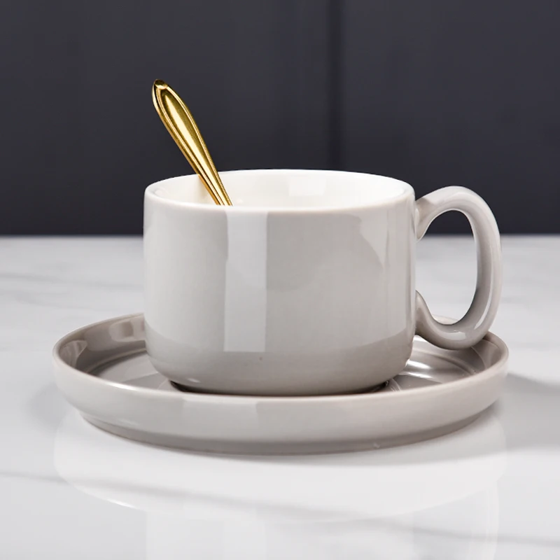 

Exquisite luxury ceramic coffee cup coffee cup breakfast coffee travel cup luxury ceramic coffee cup dish set