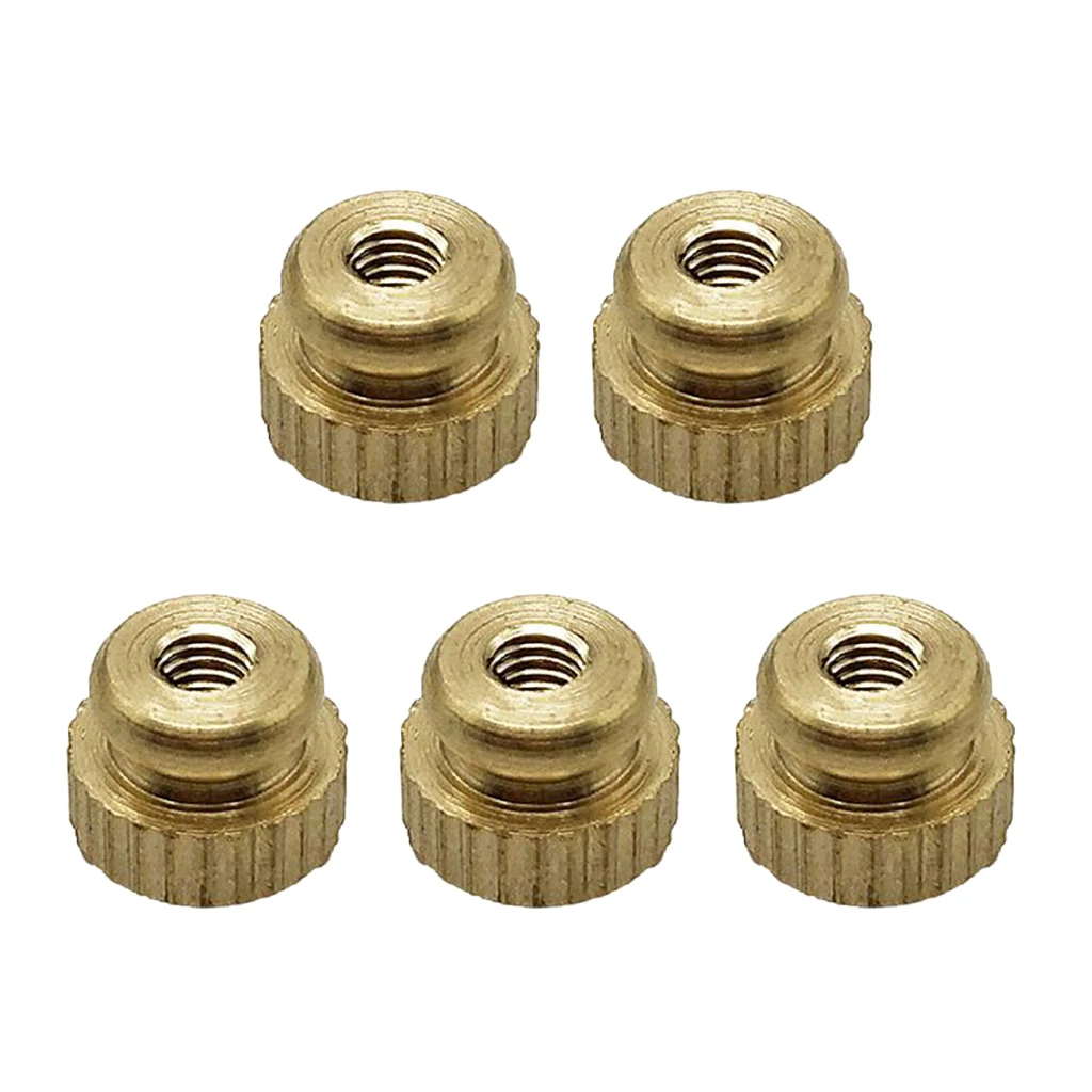 

5x Metal French Horn Knurled Screws Bass Instrument Replacement Accessories