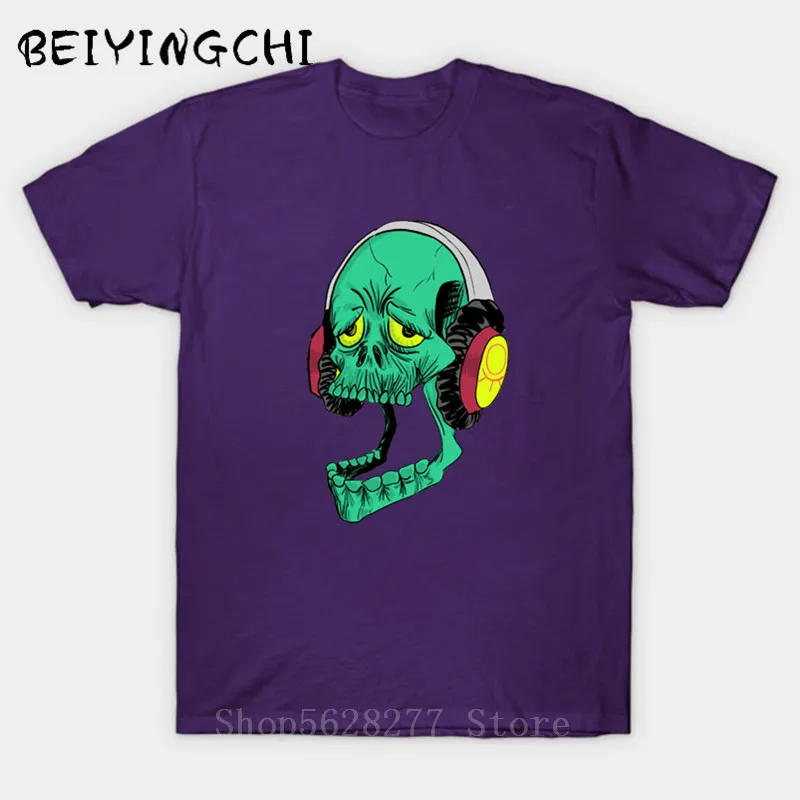 Череп голова микшер-вертушка ночного клуба мужские музыки в стиле хип-хоп