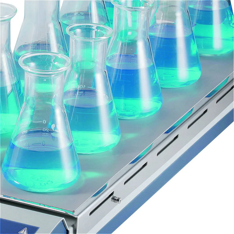 Магнитная мешалка 10-позиционная Рабочая пластина из нержавеющей стали с