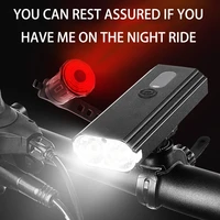 bicycle light usb led rechargeable mountain cycle fore lamp flashlight bike accessories cycling safety warning light waterproof