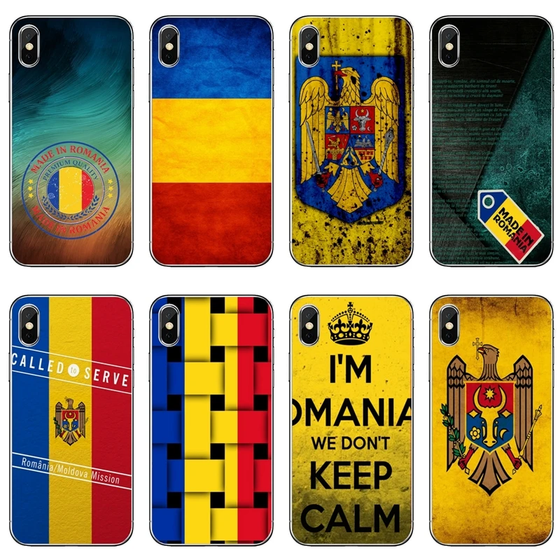 Аксессуары для телефона с флагом Румынии чехол iPhone 11 Pro XS Max XR X 8 7 6 6S Plus 5 5S SE 4 iPod Touch |