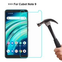 2pcs tempered glass for cubot note 9 vidrio ultra thin scratch proof lcd front glass screen protector for cubot note 9 pelicula