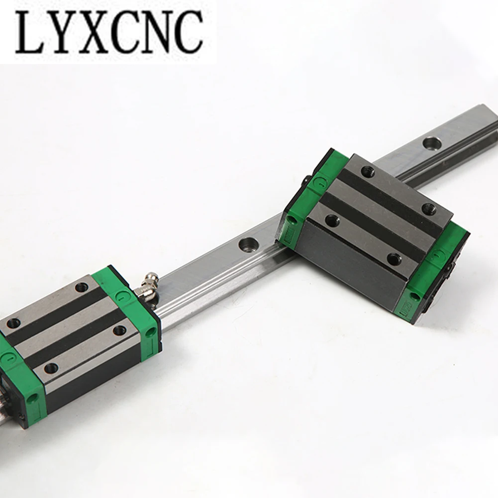 

HGH25CA HGW25CC Slider Block Match Use HGR Heavy Linear Guide Rail Length 200mm 400mm 800mm 1000mm 1100mm For CNC Diy Parts