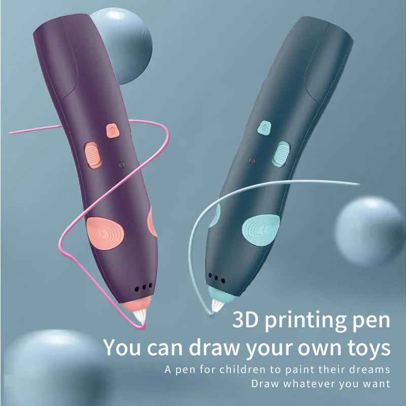 

[Низкотемпературный Тип] не Горячая 3d печать Ручка беспроводная 3D детская трехмерная граффити ручка для 3D рисования детская ручка