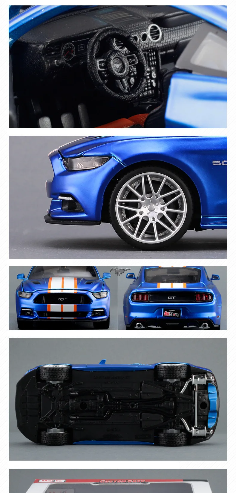 Maisto 1:24 Ford Mustang GT Roadster имитация сплава Модель автомобиля Моделирование Украшение автомобиля коллекция Подарочная игрушка