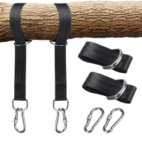 swing hanging kit hammock straps rope carabiner 350 kg load capacity outdoor camping hiking hammock hanging belt