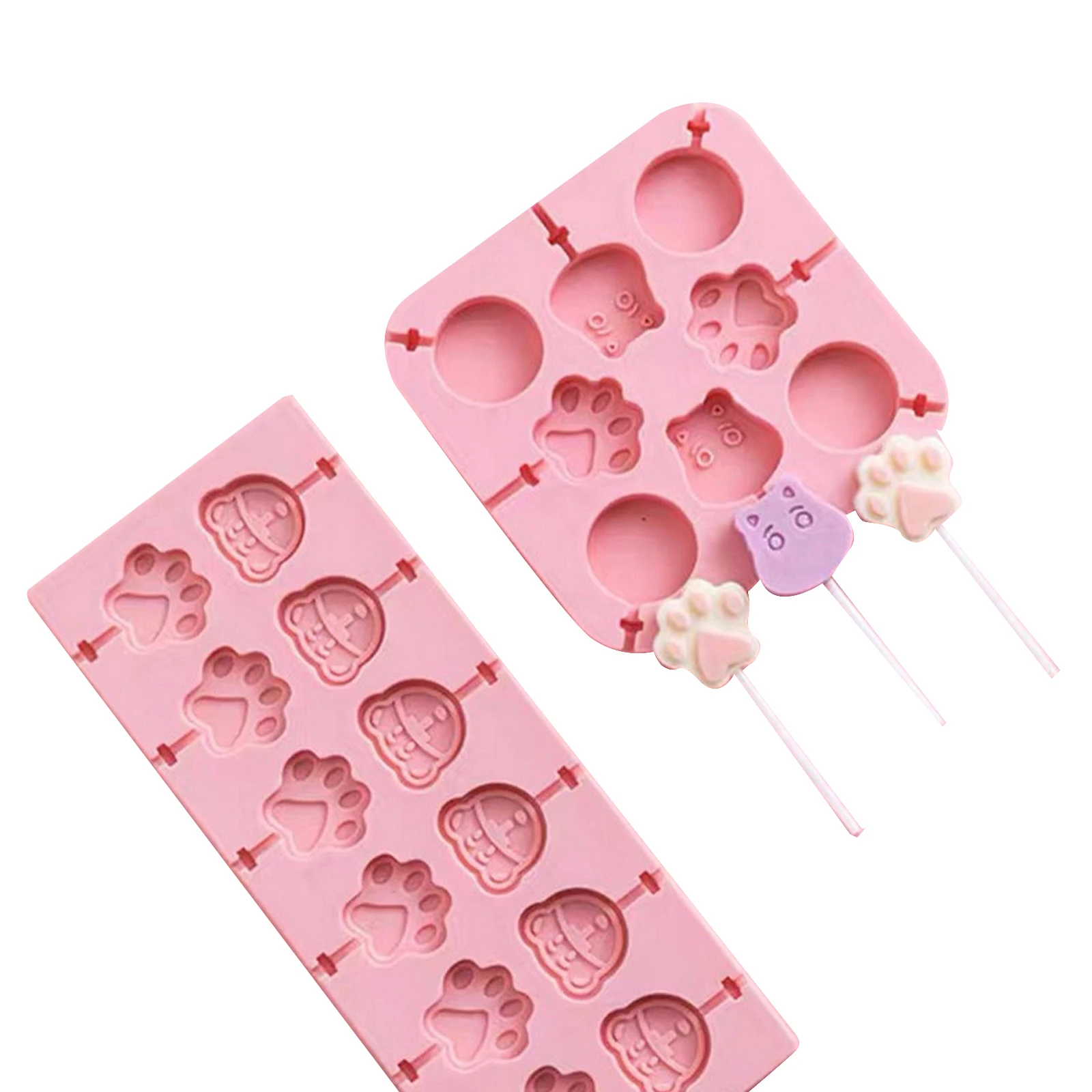 

Silicone Lollipop Molds Chocolate And Candy Molds Cake Mold DIY Variety Shapes Cake Pastry Decorating Form Silicone Bakeware