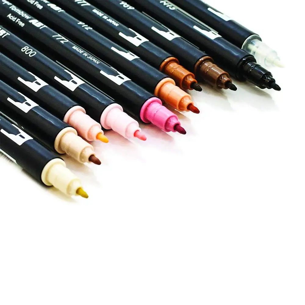 Двойная Ручка Tombow художественные маркеры 10 цветов для профессионального